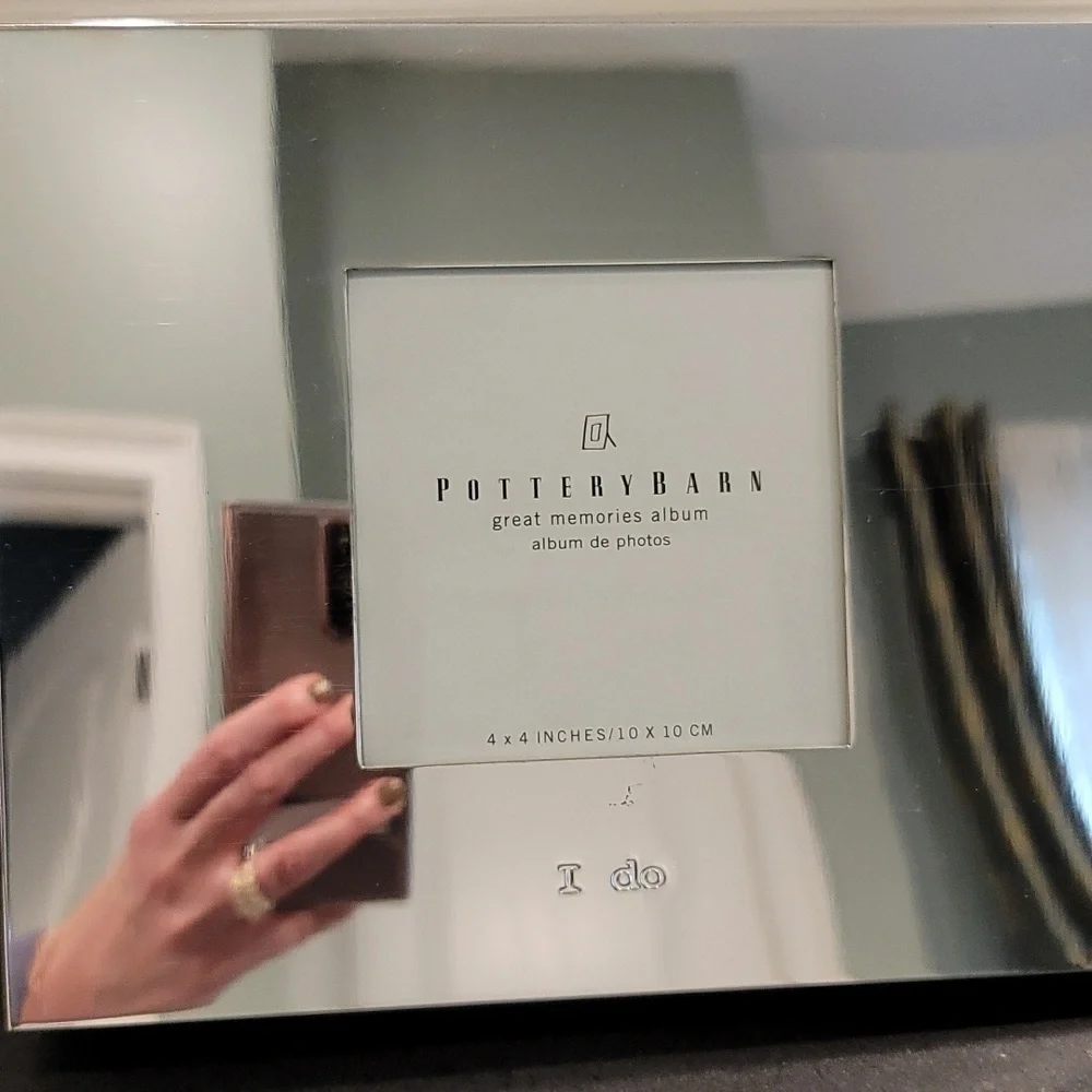 Pottery Barn Silver Plated Great Memories 